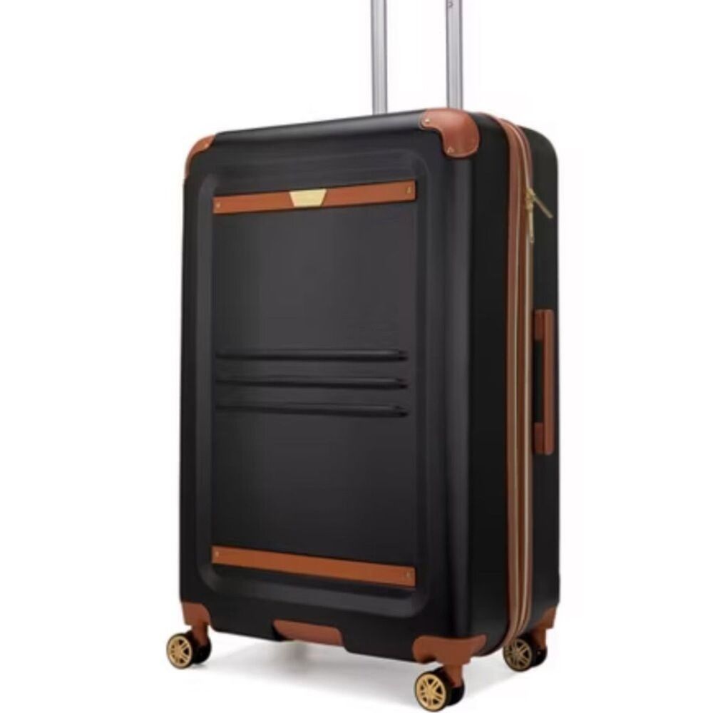 19V69 ITALIA Vintage Expandable Medium Checked 1pc Luggage,suitcase travel bag